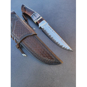 ВІТРИЛЬНИК ІІ авторський ніж ручної роботи MV Knify, К110 в обкладках 95х18, 61 HRC. Photo 3